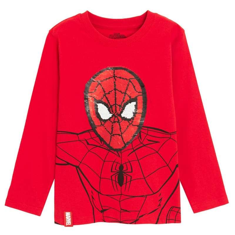 COOL CLUB MAJICA DUG RUKAV MARVEL SPIDER-MAN RED BOTANIC 