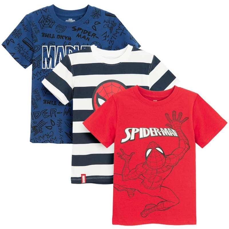 COOL CLUB MAJICA KRATAK RUKAV 3KOM MARVEL SPIDER-MAN MIX BOTANIC