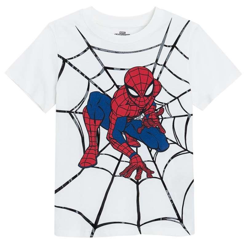 COOL CLUB MAJICA KRATAK RUKAV MARVEL SPIDER-MAN WHITE BOTANIC