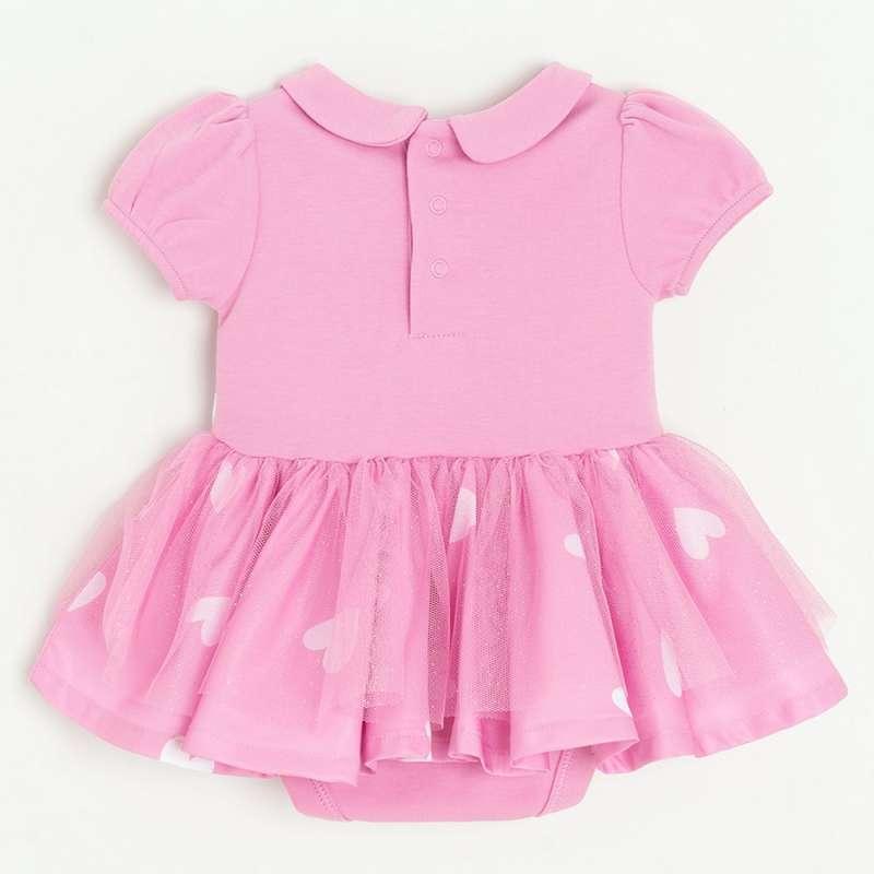 COOL CLUB SET BODI DUG RUKAV, DONJI DEO I TRAKA ZA KOSU DISNEY MINNIE MOUSEPINK