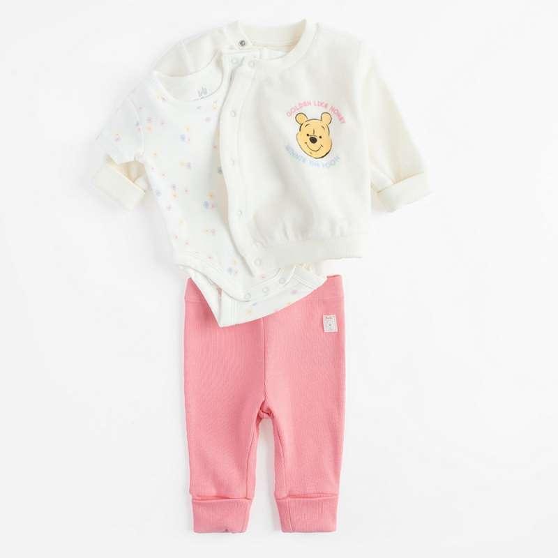 COOL CLUB SET BODI DUG RUKAV, DONJI DEO I TRAKA ZA KOSU DISNEY WINNIE THE POOH M 