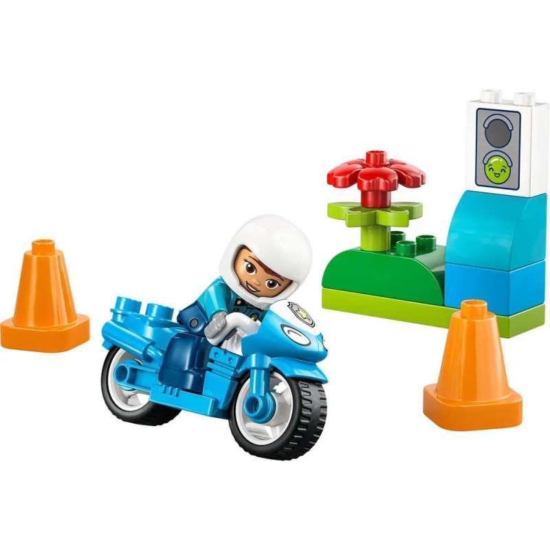 LEGO DUPLO BLUE POLICE MOTORCYCLE 