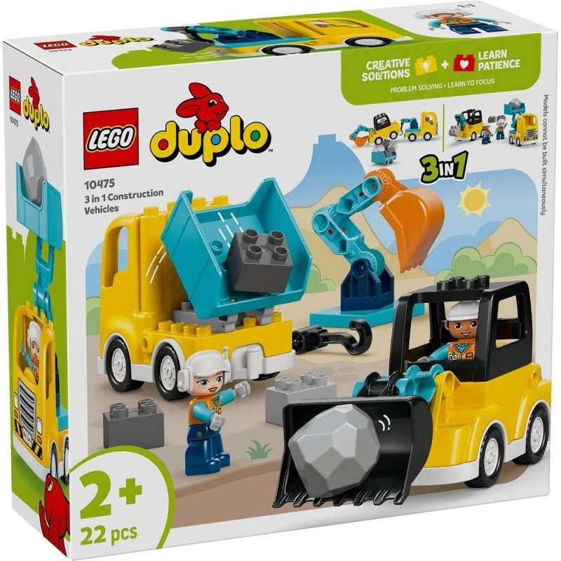 LEGO DUPLO 3 IN 1 CONSTRUCTION VEHICLES 