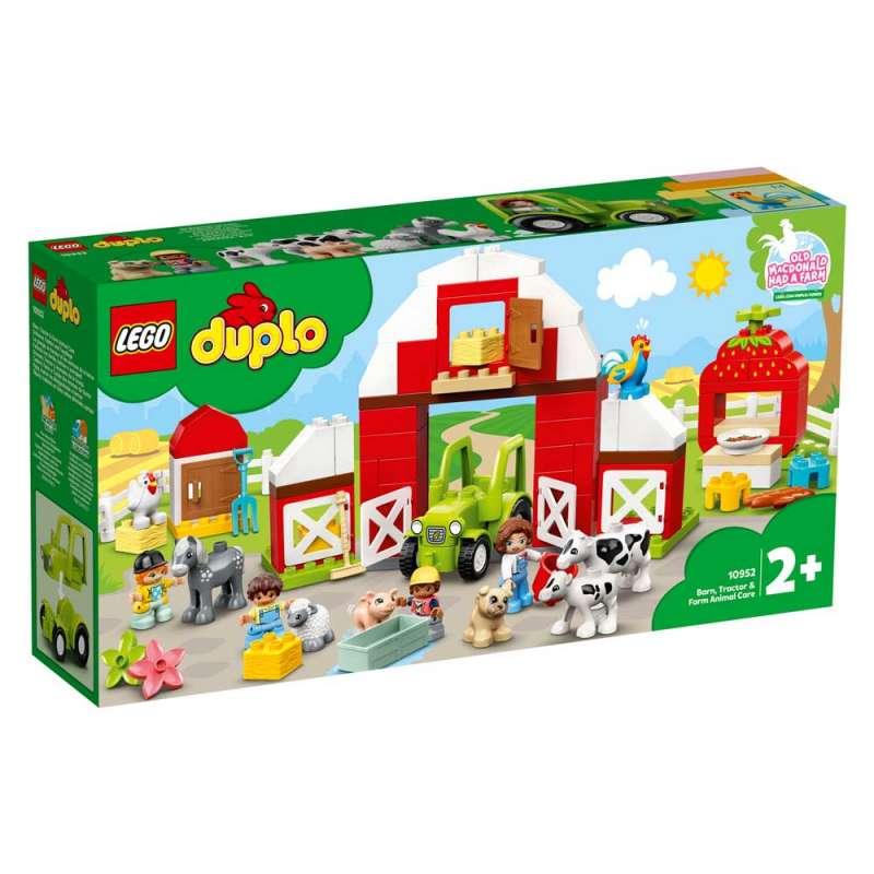 LEGO DUPLO FARM STALA, TRAKTOR I BRIGA O ZIVOTINJAMA 