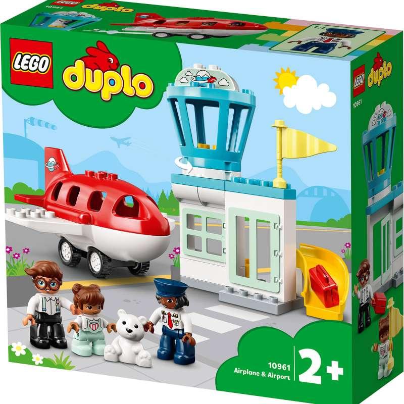 LEGO DUPLO AERODROM I AVION 