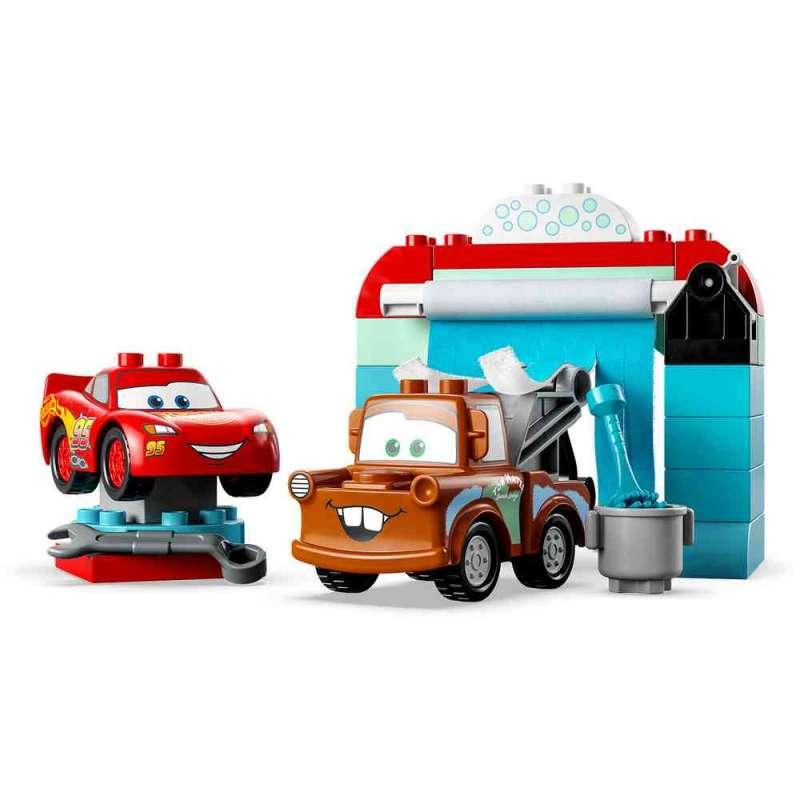 LEGO DUPLO ZABAVA SA AUTIMA LIGHTNING MCQUEEN-A & MATERS-A U AUTOPRAONICI 