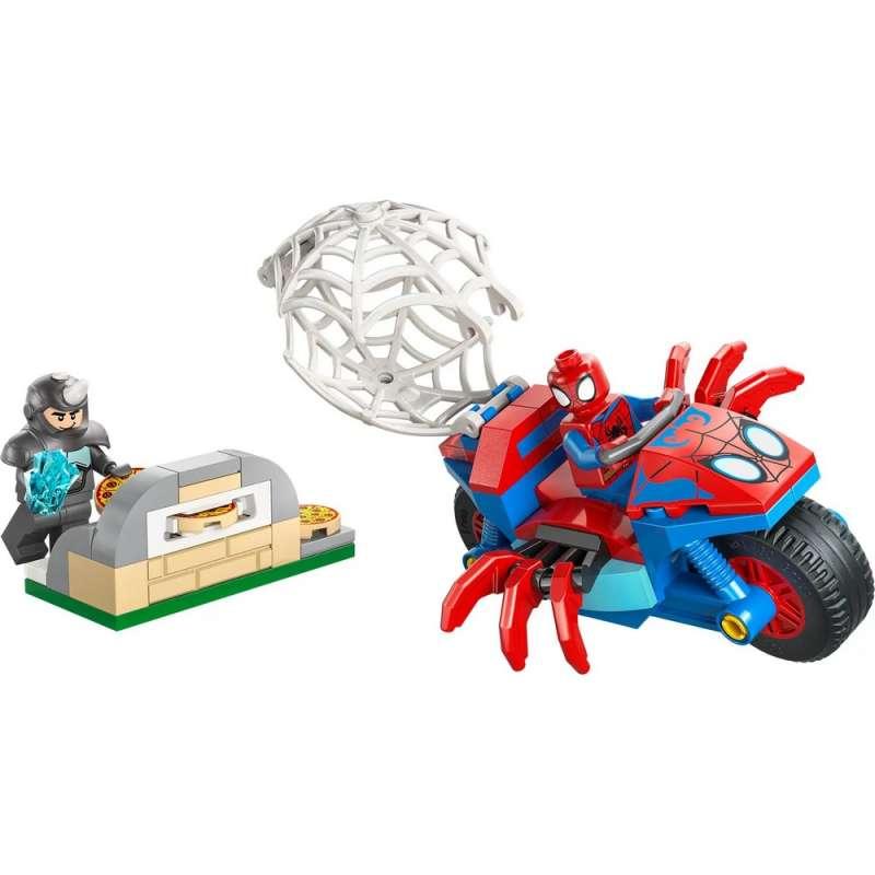 LEGO MARVEL SPIDEY ON HIS MOTORCYCLE VS ENEMY 