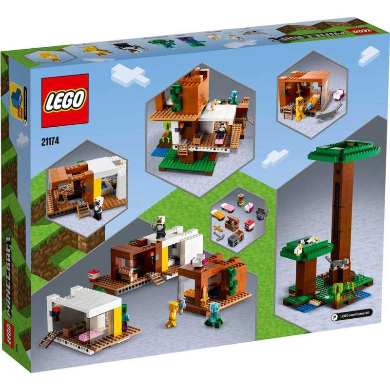 LEGO MINECRAFT MODERNA KUCICA NA DRVETU 