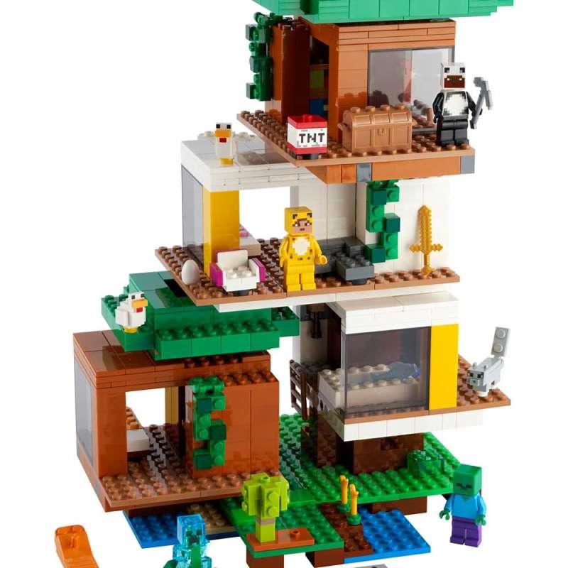 LEGO MINECRAFT MODERNA KUCICA NA DRVETU