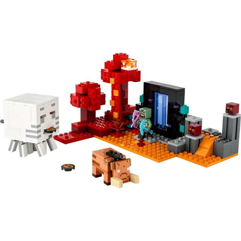 LEGO MINECRAFT THE NETHER PORTAL AMBUSH