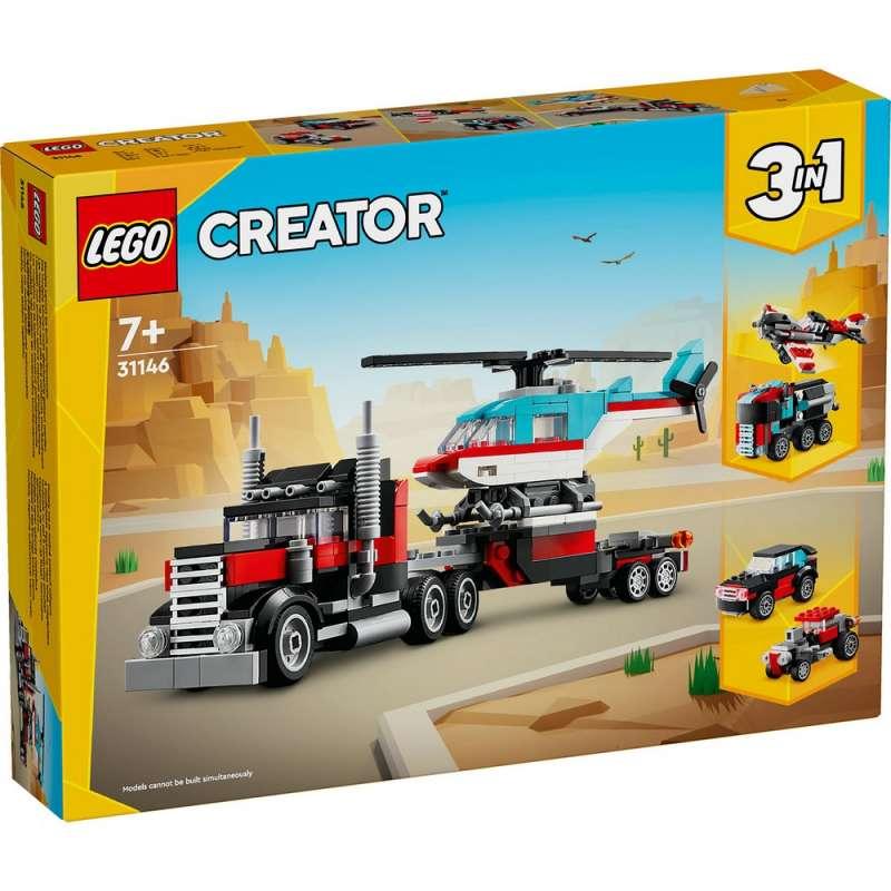 LEGO CREATOR FLATBED TRUCK WITH HELICOPTER Dexy Co Kids