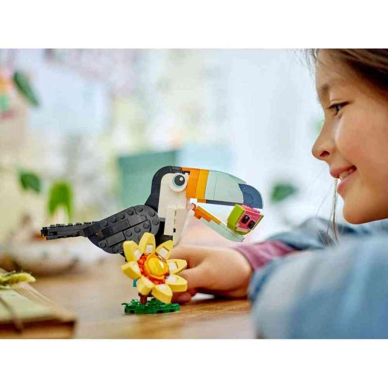 LEGO CREATOR  WILD ANIMALS TROPICAL TOUCAN 