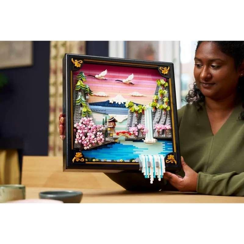 LEGO ART JAPANESE CHERRY BLOSSOM LANDSCAPE 
