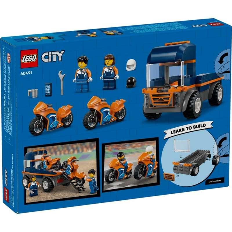 LEGO CITY MOTORCYCLE TRANSPORTER 