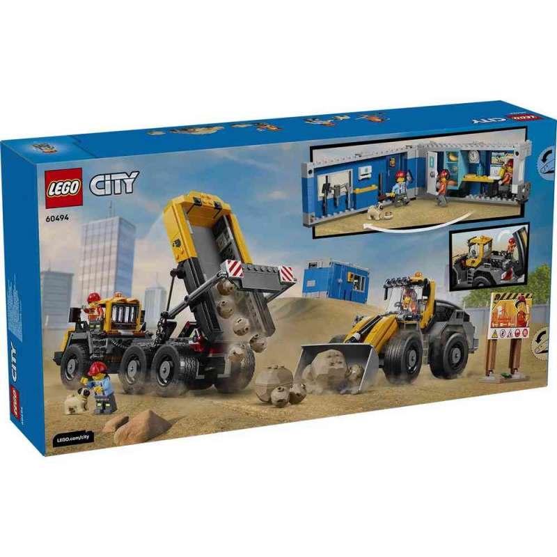 LEGO CITY DUMP TRUCKYANDYFRONT END LOADER 