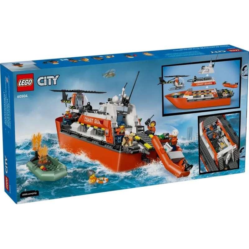 LEGO CITY COAST GUARD RESCUE BOAT  AND  HELICOPTER 