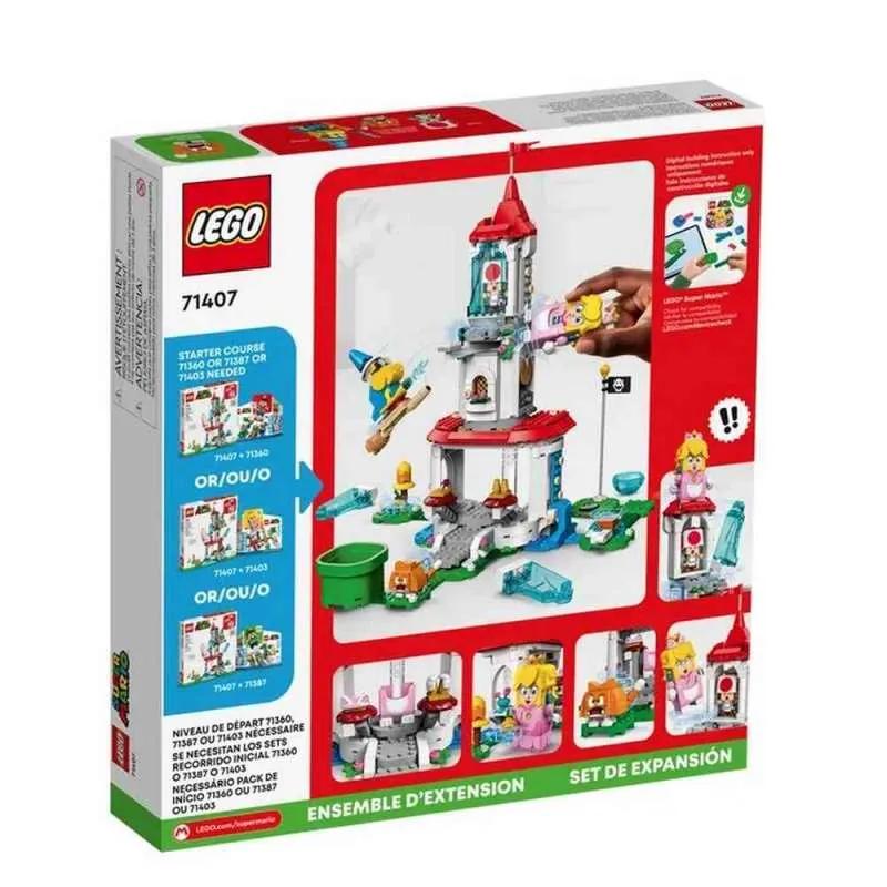 LEGO SUPER MARIO PEACH ODIJELO MACKE I ZALEDJENI TORANJ - KOMPLET ZA NADOGRADNJU