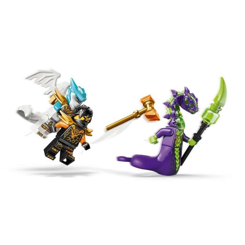 LEGO NINJAGO COLES MISSION MECH  AND  DRAGON 