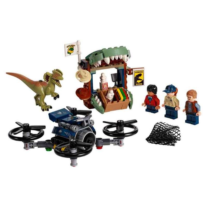 LEGO JURASSIC WORLD LEGO JURASSIC DILOPHOSAURUS ON THE LOOSE