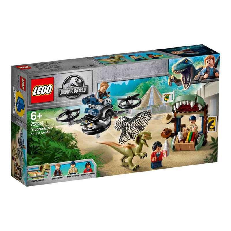 LEGO JURASSIC WORLD LEGO JURASSIC DILOPHOSAURUS ON THE LOOSE
