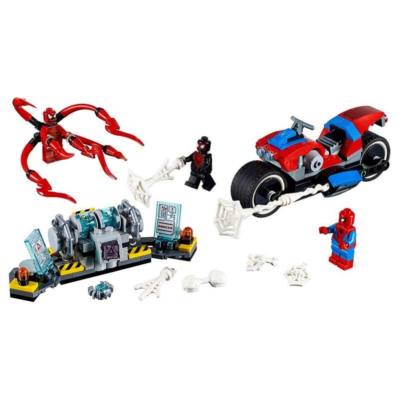 LEGO SUPER HEROES SPIDERMANOVO SPASAVANJE NA MOTOCIKLU 