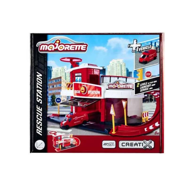 M2050038 MAJORETTE CREATIX SPASILACKA STANICA I VOZILO
