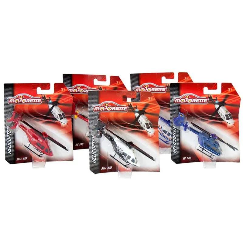 MAJORETTE HELIKOPTER NA BLISTERU ASST. 13 CM 6 ASST