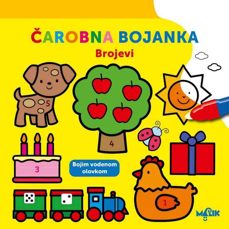 CAROBNA BOJANKA-BROJEVI 