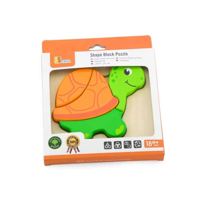 DRVENE PUZZLE KORNJACA 