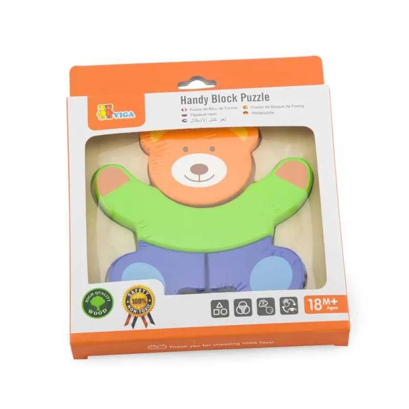 DRVENE PUZZLE MEDVJEDIC