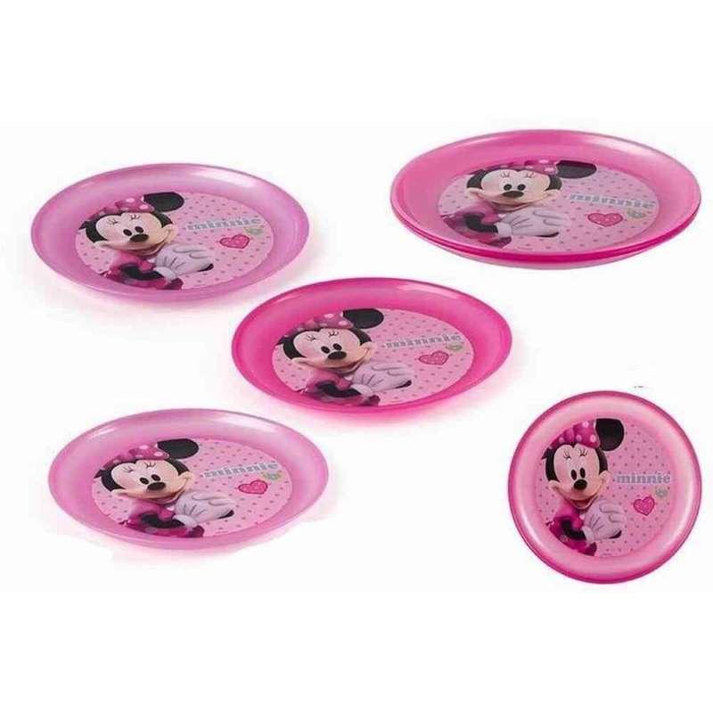 SET 3 PLASTICNA TANJURA MINNIE 