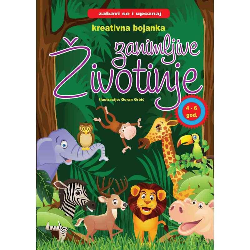 KREATIVNA BOJANKA ZIVOTINJE 