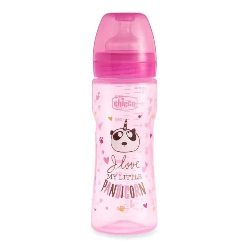 CHICCO PLASTICNA BOCICA FANTASTIC LOVE 330 ML, SIL.