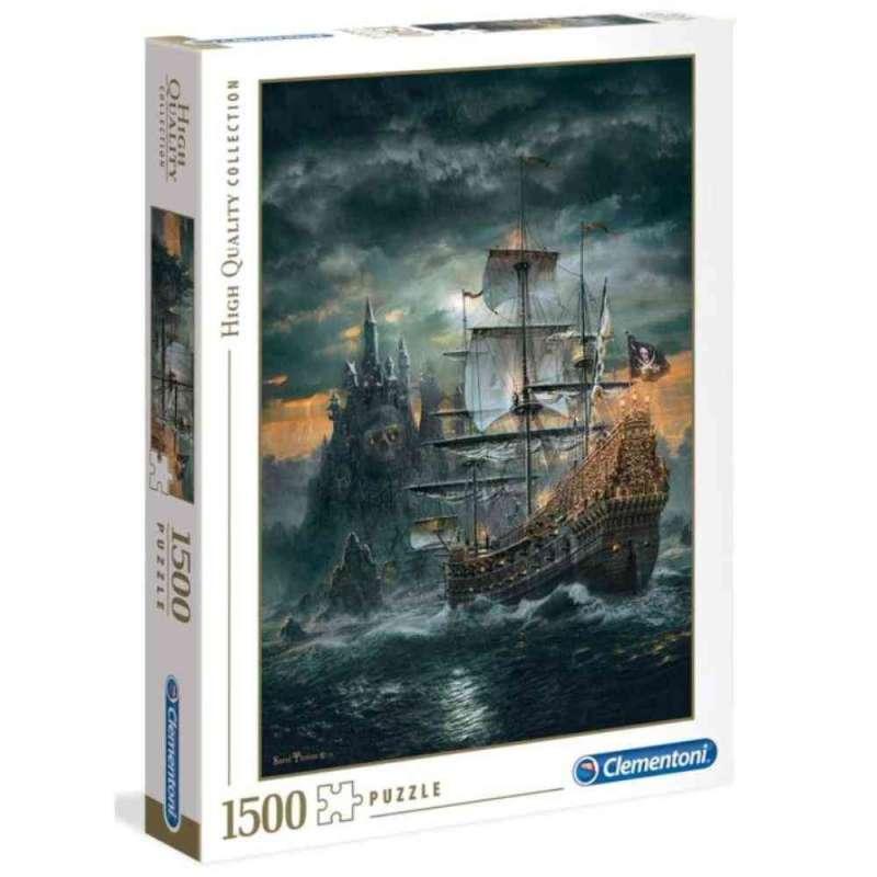 CLEMENTONI PUZZLE 1500 HQC THE PIRATES SHIP