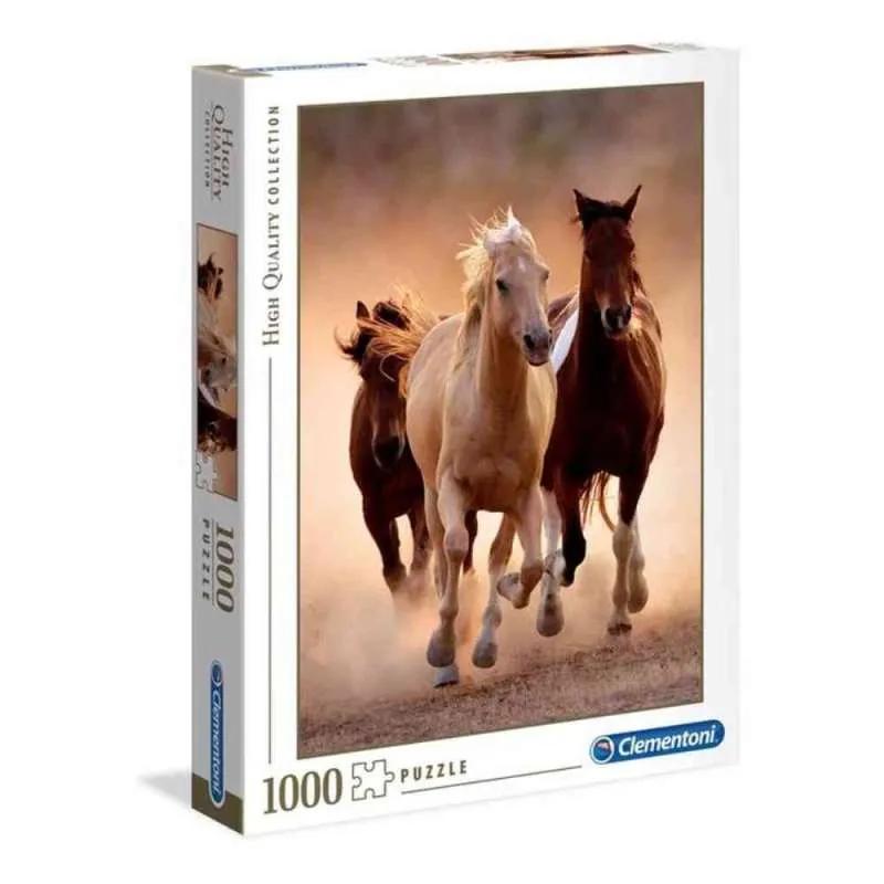 CLEMENTONI PUZZLE PZL 1000 HQC RUNNING HORSES