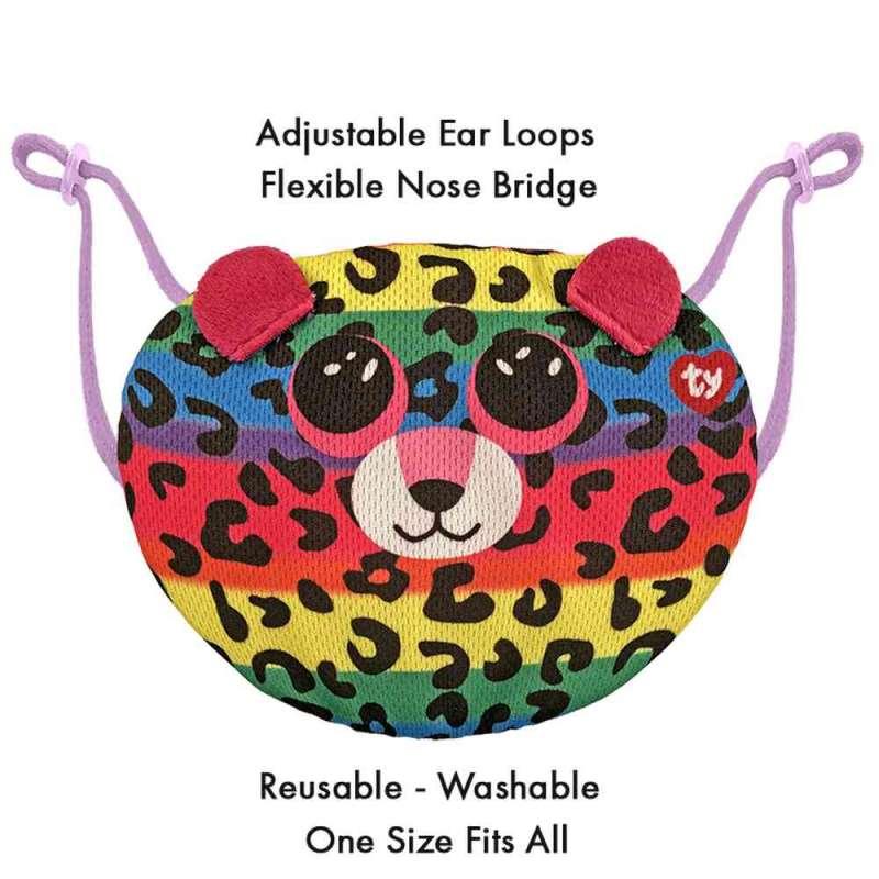 TY PLIS UKRASNA MASKA LEOPARD DOTTY 12 CM 