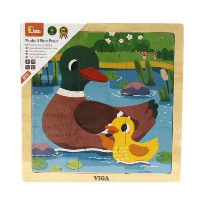 DRVENE PUZZLE PATKA-9 KOM 