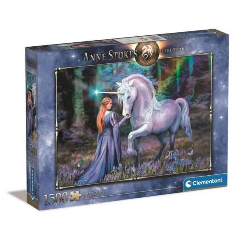 CLEMENTONI PUZZLE 1500 ANNE STOKES - BLUEBELL WOOD
