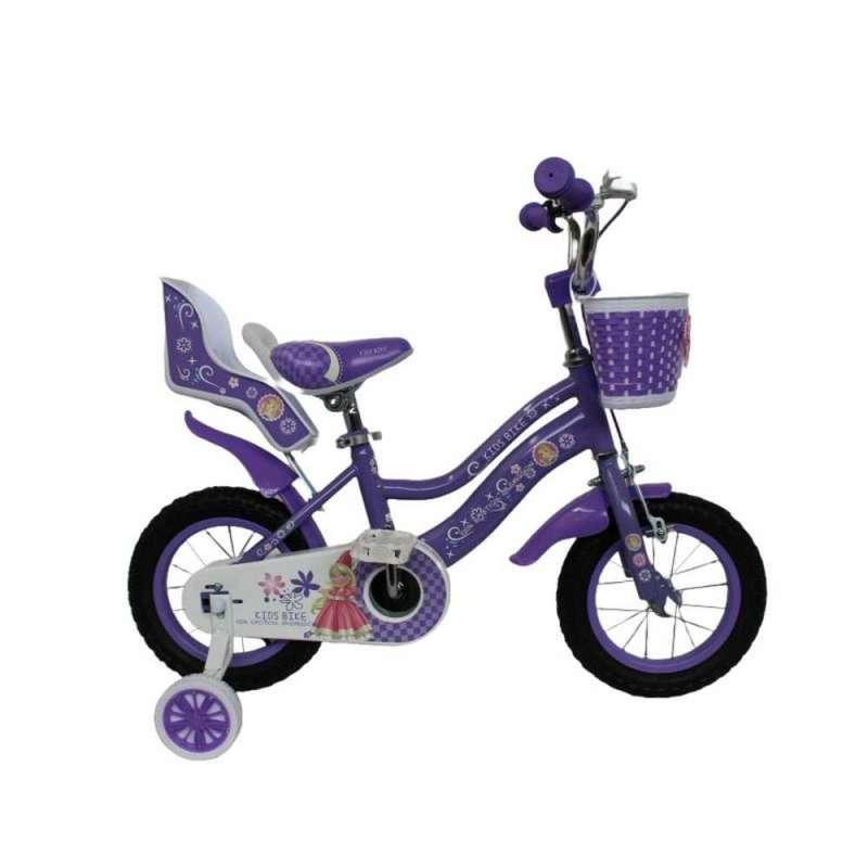 BICIKL 12 INCH/26627/CB-4 - GIRL- LJUBIČASTO BIJELA