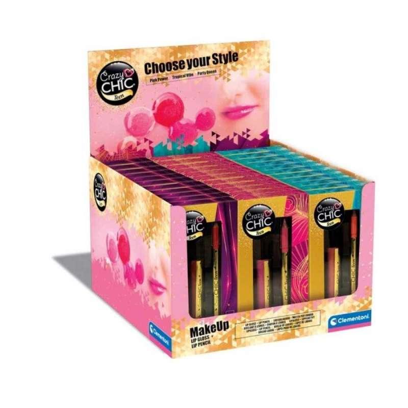 CL18826 CRAZY CHIC TEEN SJAJILO ZA USNE ASST
