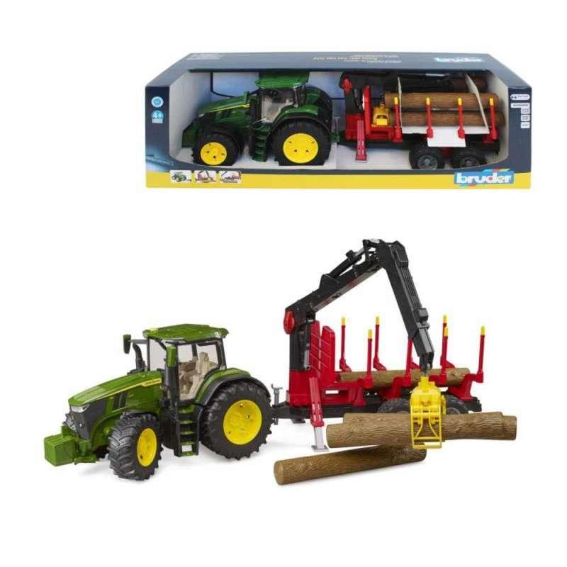 3154 JOHN DEERE TRAKTOR I ŠUMSKA PRIKOLICA 