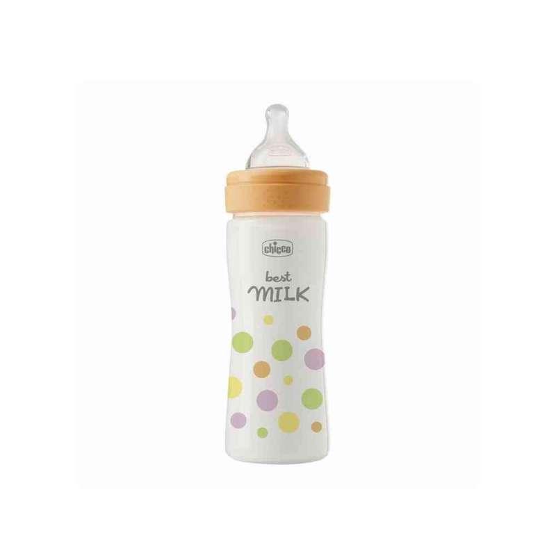 CHICCO PLASTICNA BOCICA PERFECT EASY ,ANTI-COLIC,250 ML,SREDNJI PROTOK, 2M+, DJE 