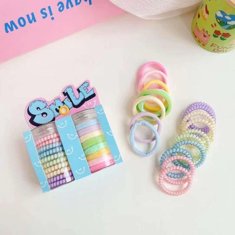 GUMICE ZA KOSU SET PASTEL SMILE 