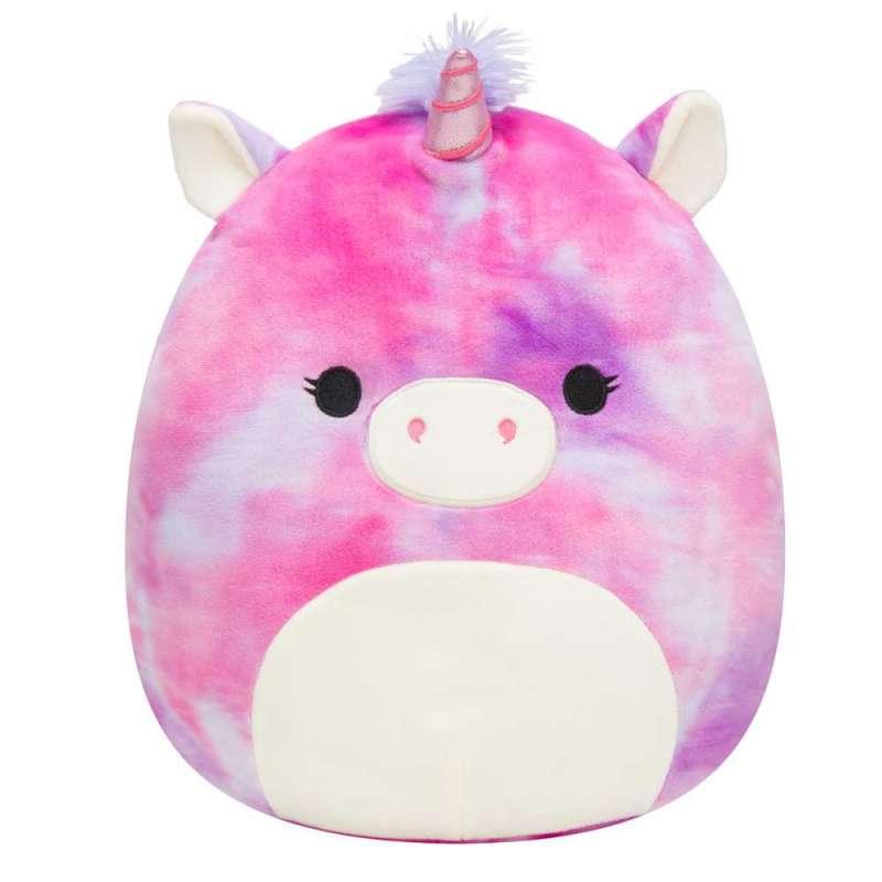 SQU: SQUISHMALLOWS 30CM - ROZA-LJUBICASTI TIE-DYE JEDNOROG LOLA