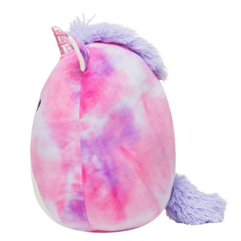 SQU: SQUISHMALLOWS 30CM - ROZA-LJUBICASTI TIE-DYE JEDNOROG LOLA