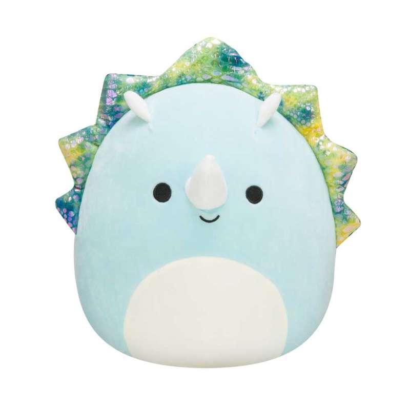 SQU: SQUISHMALLOWS FUZZAMALLOW 30CM - PLAVI TRICERATOPS MALIK