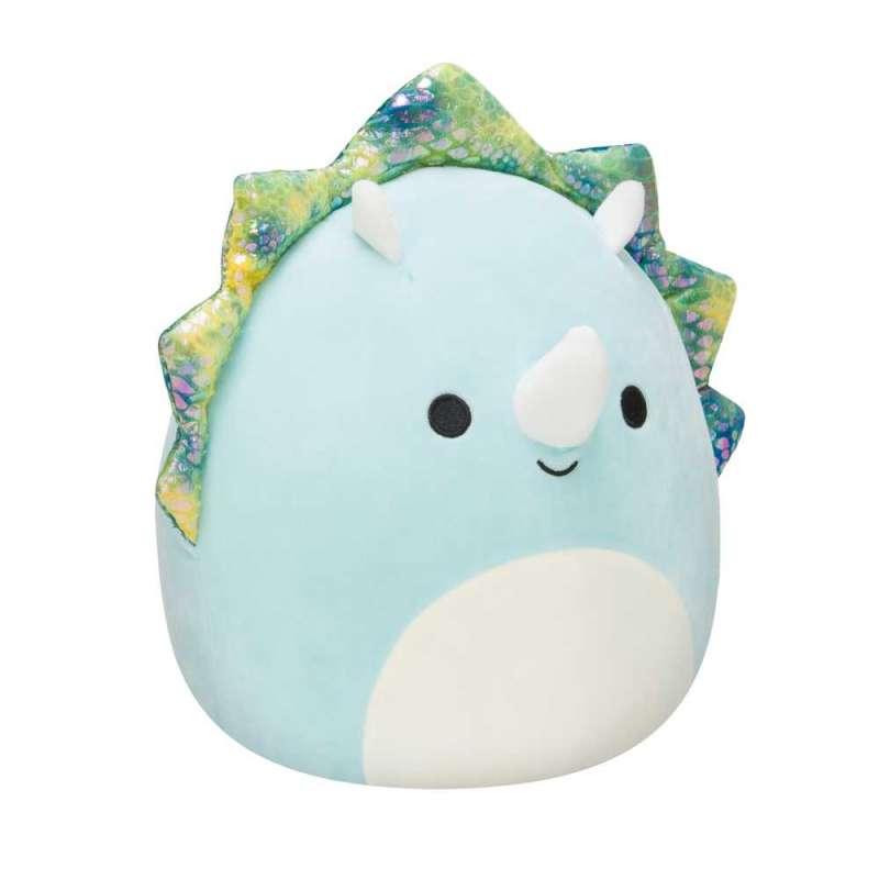 SQU: SQUISHMALLOWS FUZZAMALLOW 30CM - PLAVI TRICERATOPS MALIK