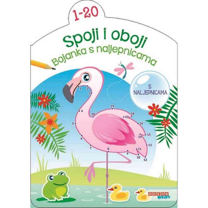 BOJANKA S NALJEPNICAMA SPOJI I OBOJI 1-4 