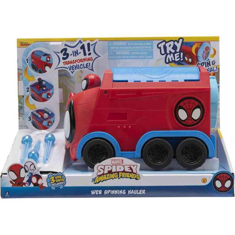 SPIDEY AND AMAZING FRIENDS - DELUXE VOZILO S ISPALJIVACEM MREZE