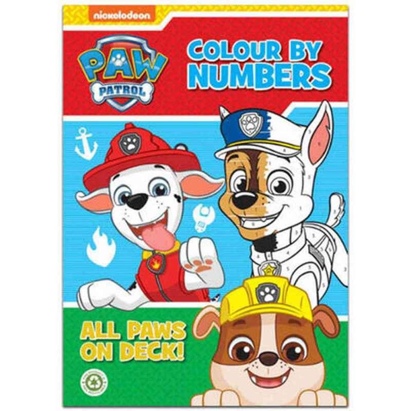 PAW PATROL BOJANJE S BROJEVIMA 
